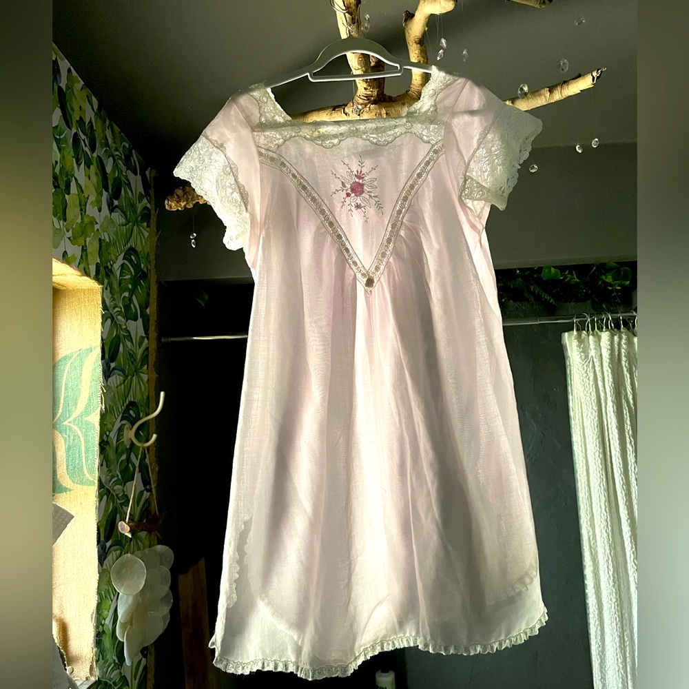 Vintage Christian Dior cotton night dress